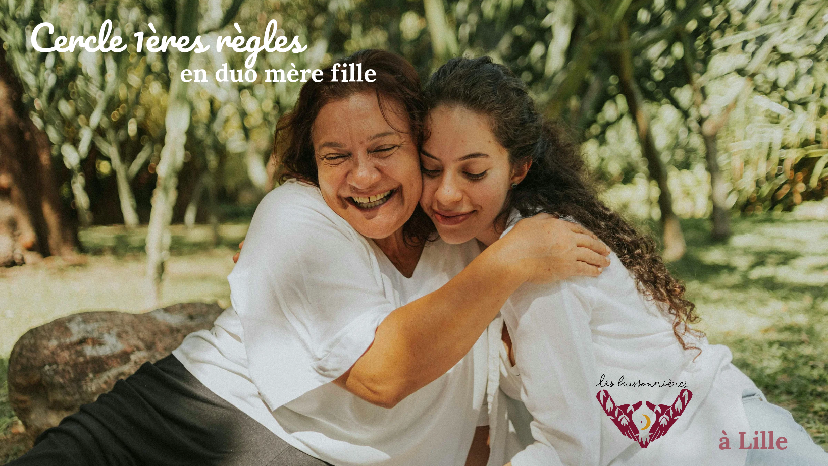 Cercle 1ères règles en duo mère/fille — séance bien-être à Lille