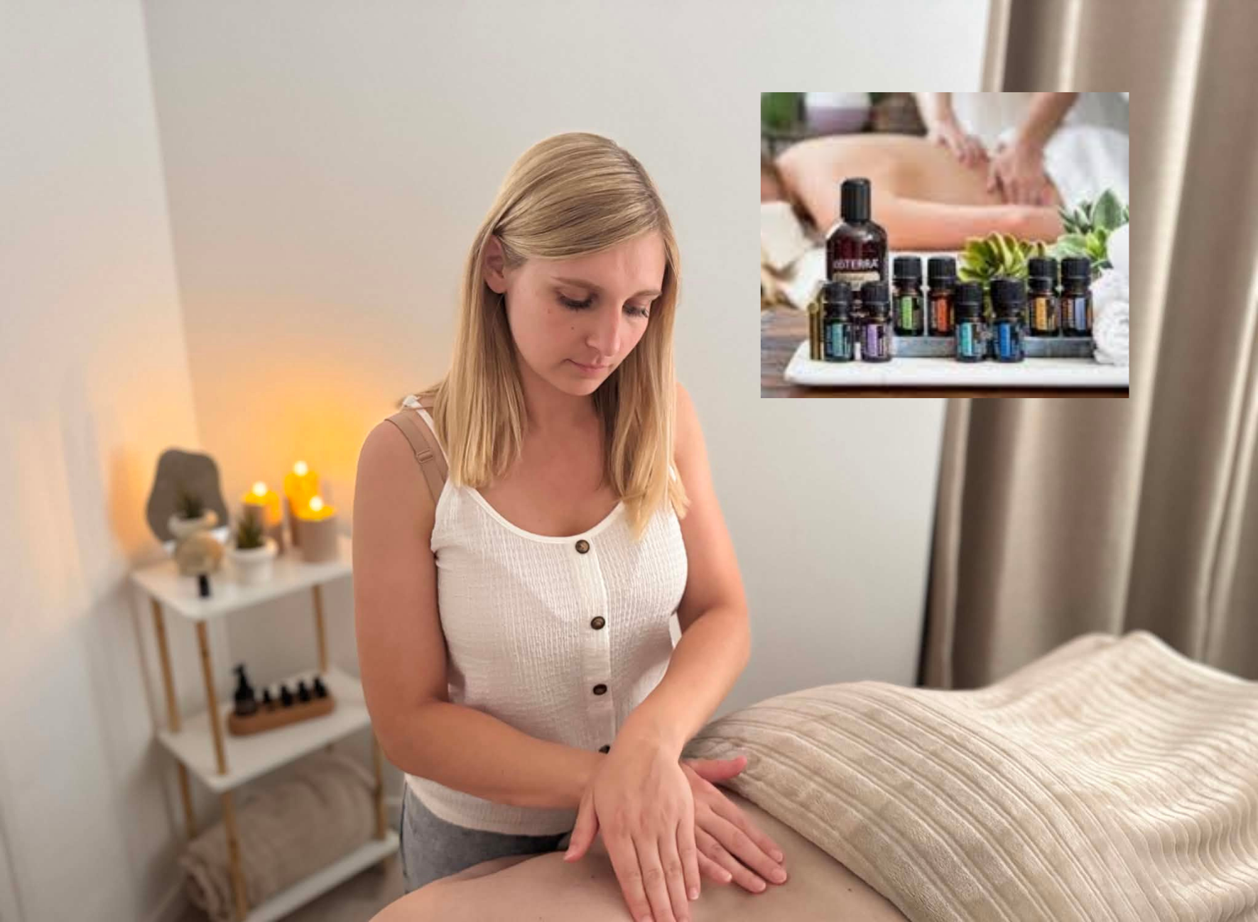 Soin aromatouch aux 8 huiles essentielles — séance bien-être à Emmerin